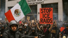 Los Ángeles intensifica seguridad ante protestas de motociclistas mexicanos
