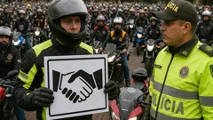 Motocyclists in Bogotá Lead on Road Safety with Historic Pact